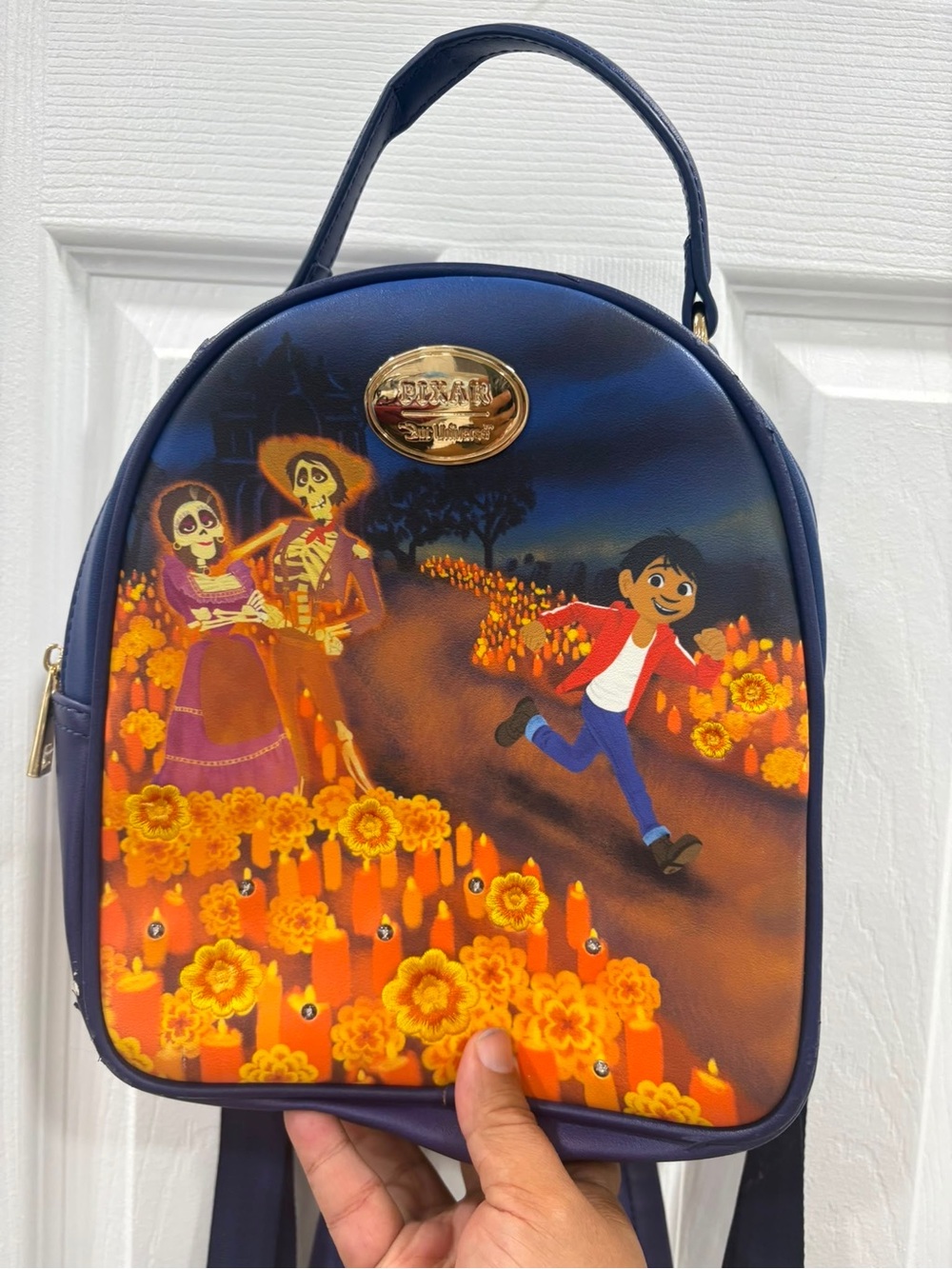 Disney Pixar Coco Día de los Muertos Mini Backpack – Blue